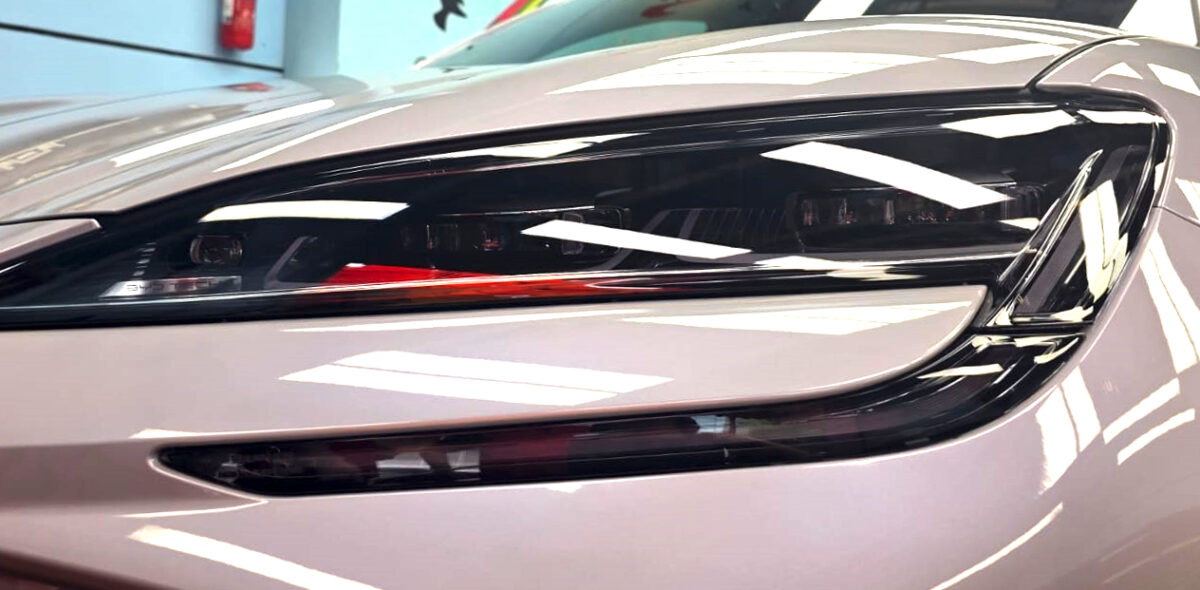 The Sealion 7's coated paintwork showing clean reflections.