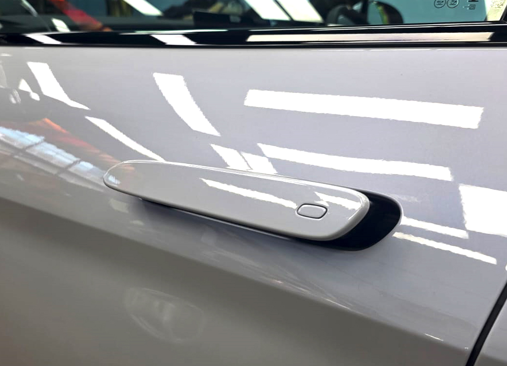 Side panel of the BYD Sealion 7 with the titanium finish locked in.