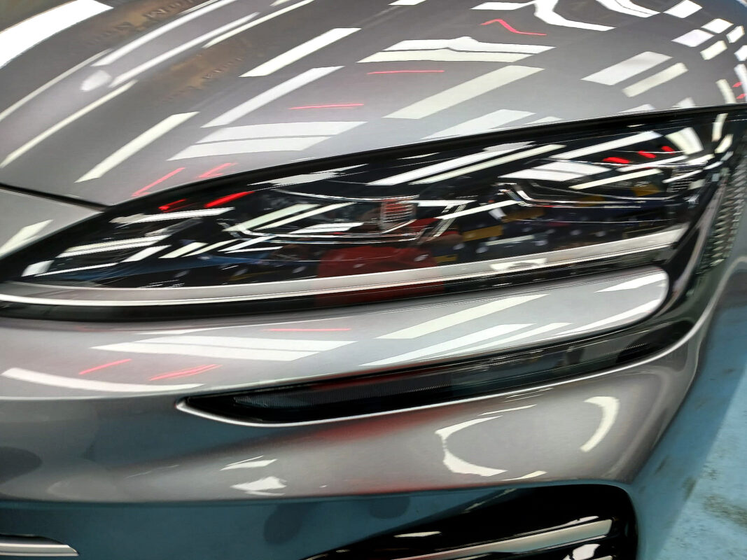The Sealion's coated paintwork showing clean reflections.