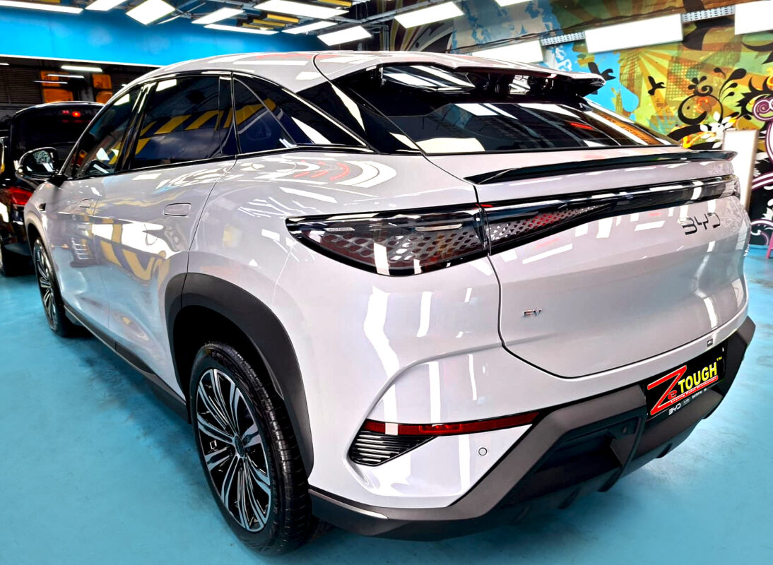 The BYD Sealion after its ZeTough coating.