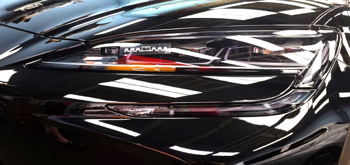 The Sealion 7's coated paintwork showing clean reflections.