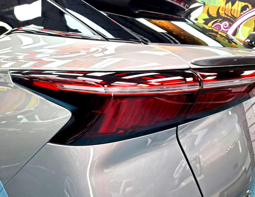 The finished Chery Omoda, glossy and protected.