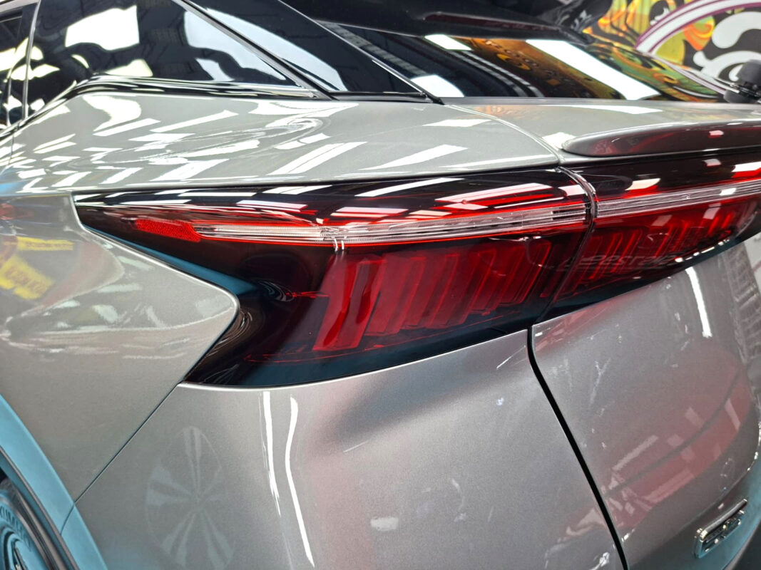 The finished Chery Omoda, glossy and protected.