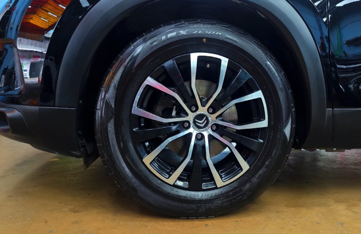 The Citroen C5 Aircross ready for collection after the respray.