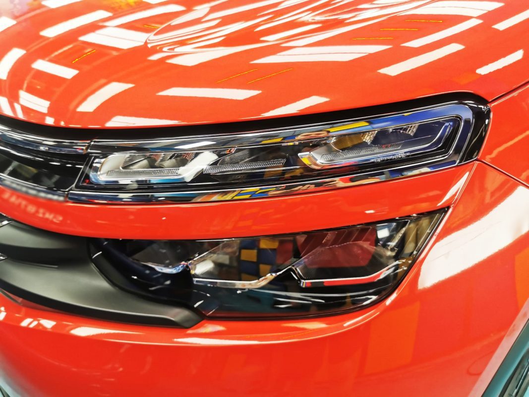 The Citroen C5, finished and ready for collection.