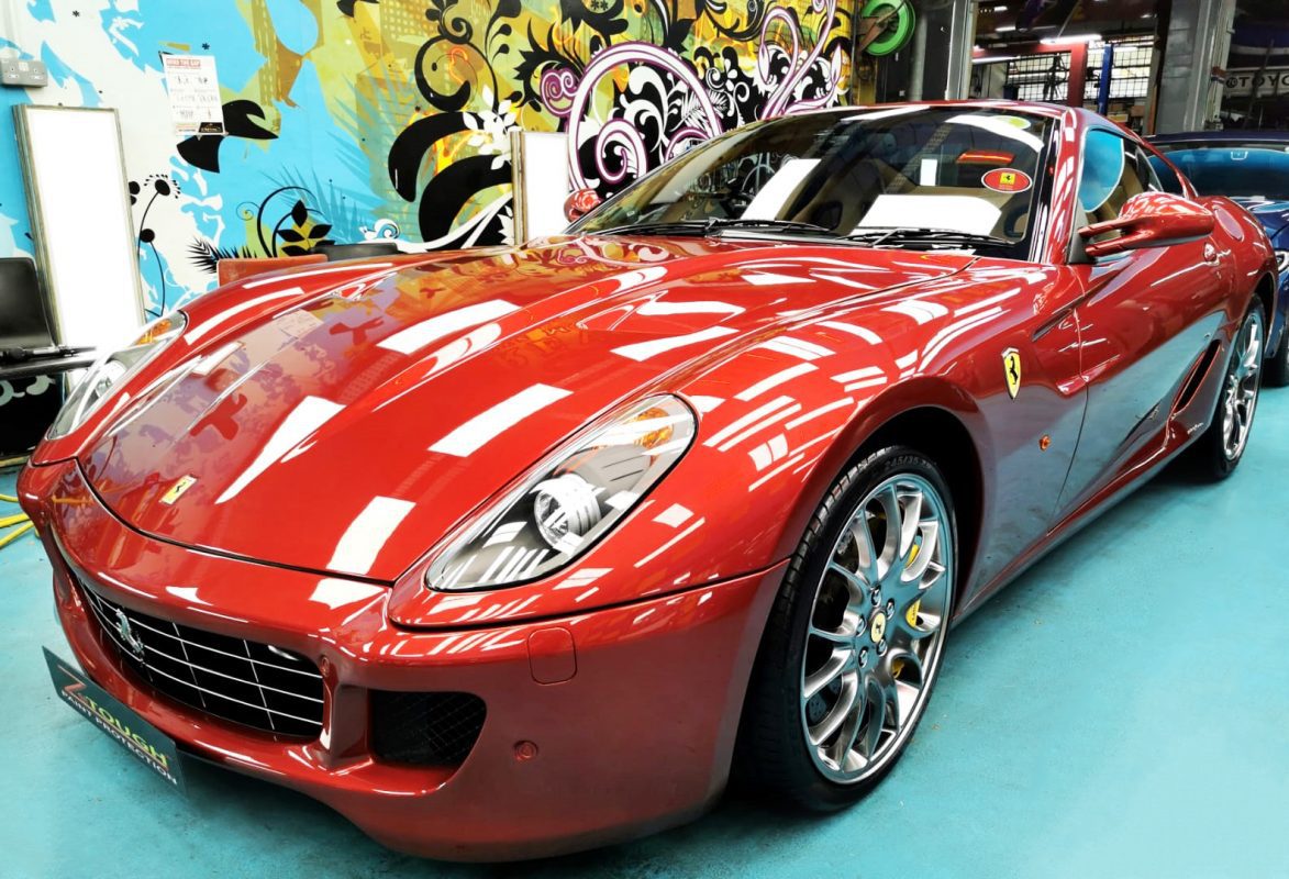Ferrari 599, sealed with ZeTough Ceramic at Revol Carz.