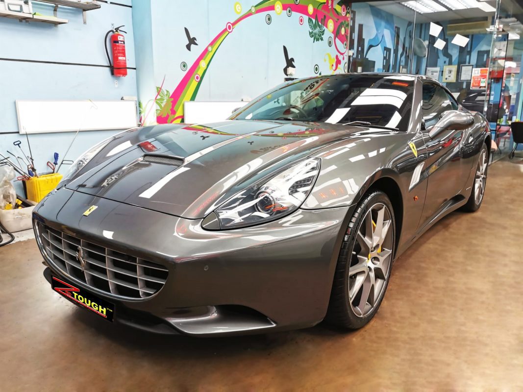 Ferrari California, sealed with ZeTough Titanium at Revol Carz.