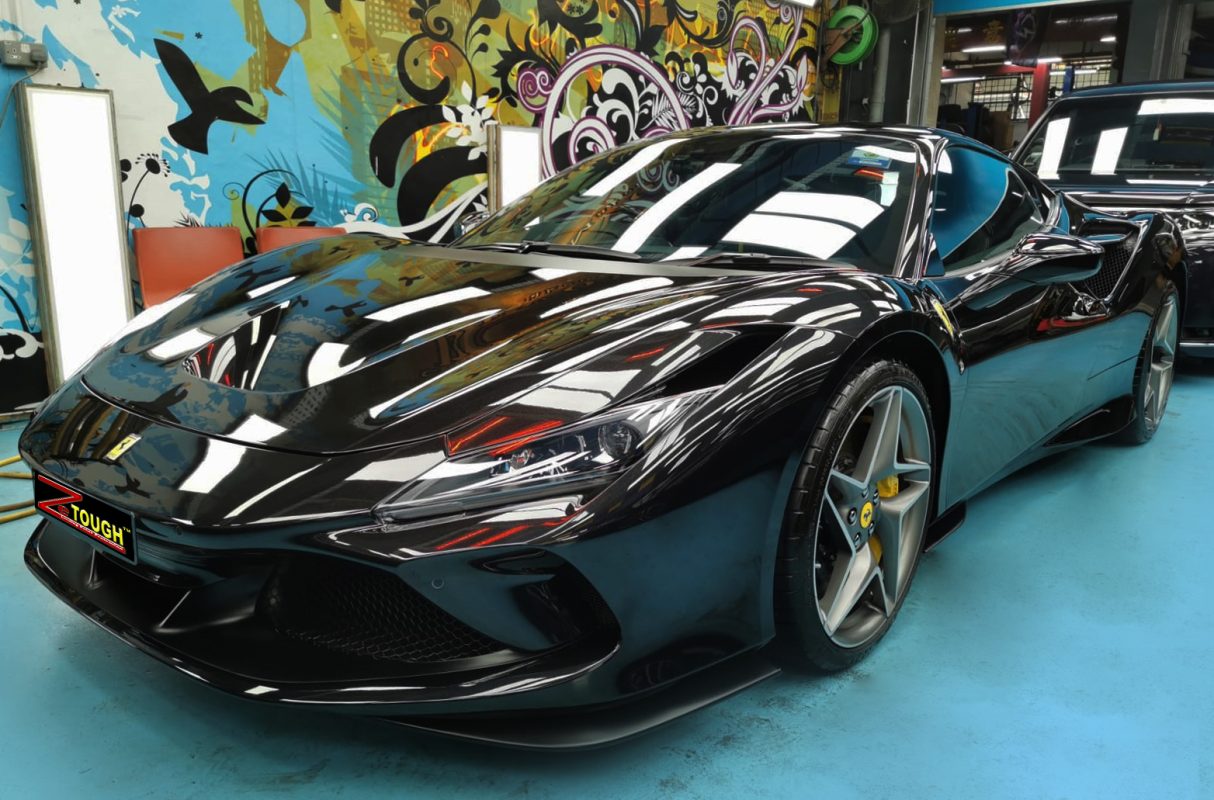 Ferrari F8, sealed with ZeTough Ceramic at Revol Carz.