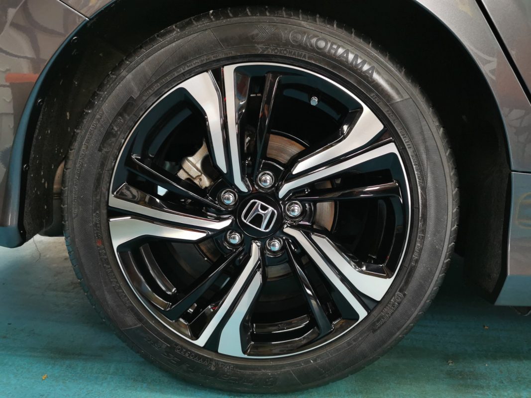 The finished Honda Civic ready for collection.