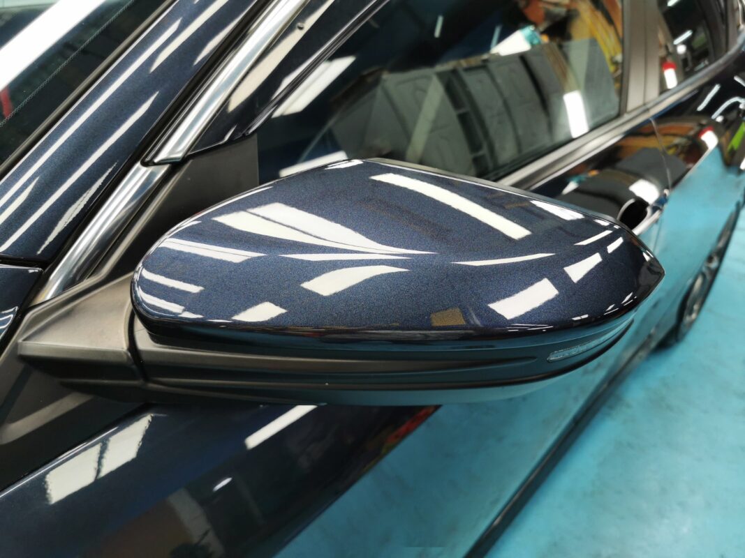Honda Civic, glossy after a full body respray at Revol Carz.