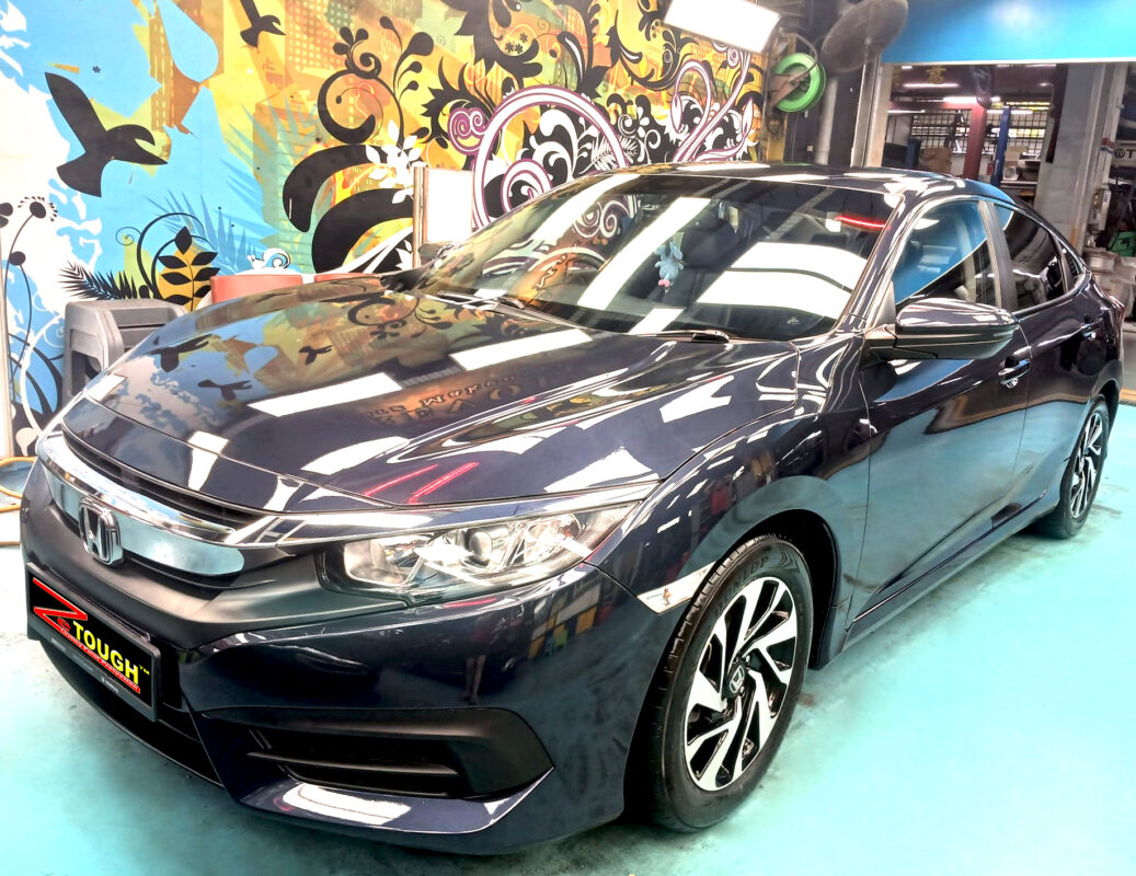Honda Civic, sealed with ZeTough Ceramic at Revol Carz.