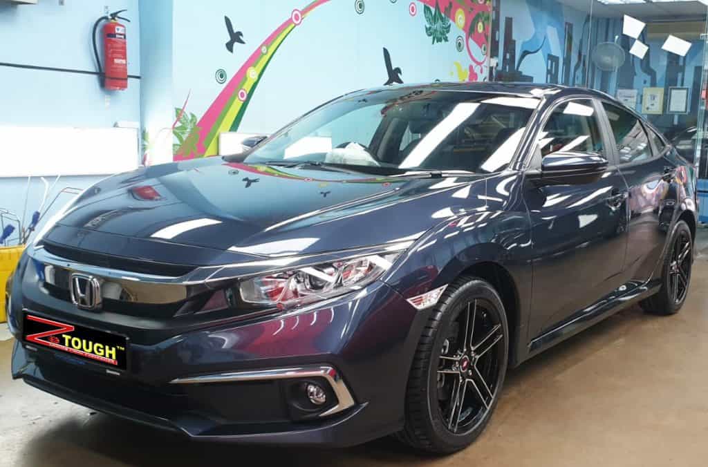 Honda Civic, sealed with ZeTough Ceramic at Revol Carz.