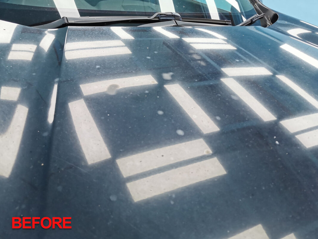 Honda CR-V being reassembled after the respray.