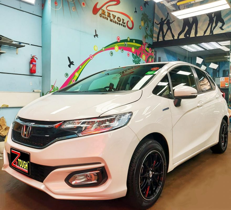 Honda Fit Hybrid, sealed with ZeTough Ceramic at Revol Carz.