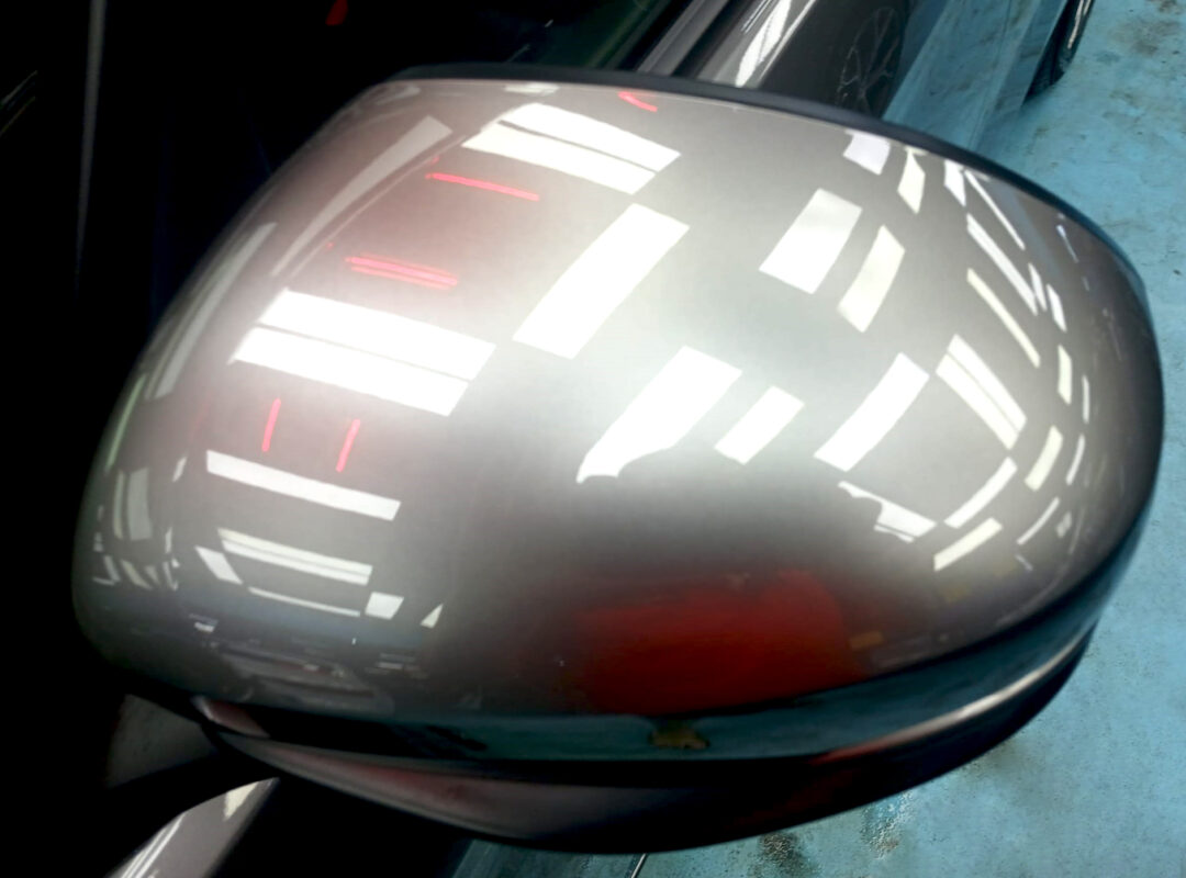 Side panel of the Honda Freed with the ceramic finish locked in.