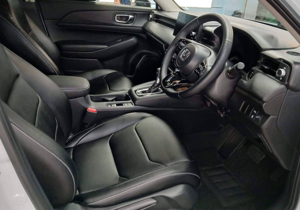 Detail of the Honda HR-V's bodywork sealed with ZeTough Ceramic.