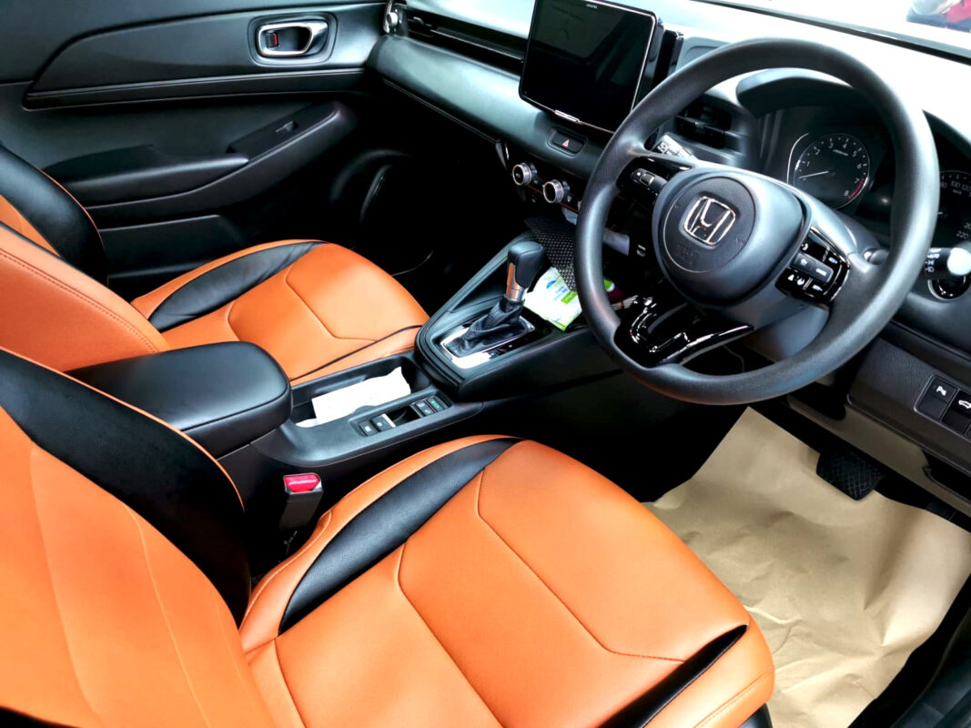 The Honda HR-V's protected, high-gloss finish.