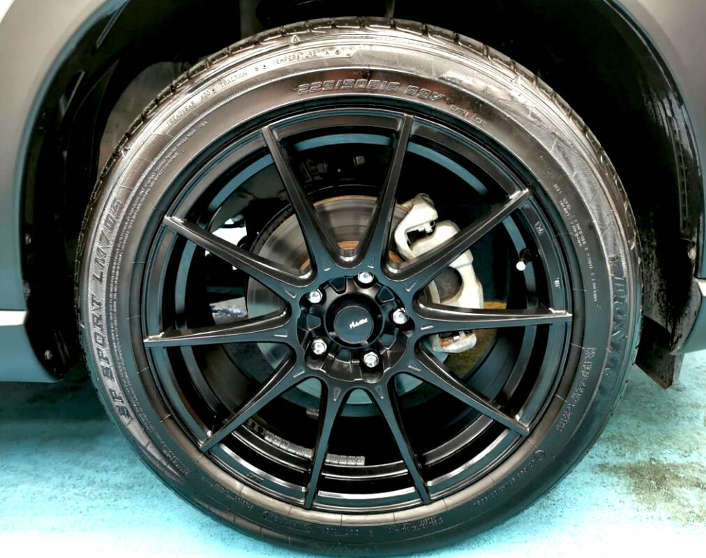 The Honda HR-V with its fresh, coated finish.