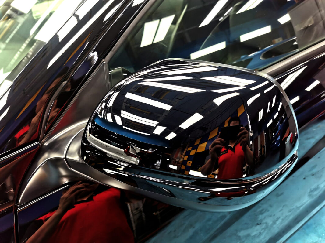 Before: the Honda HR-V's paintwork at the start of the job, faded and marked.