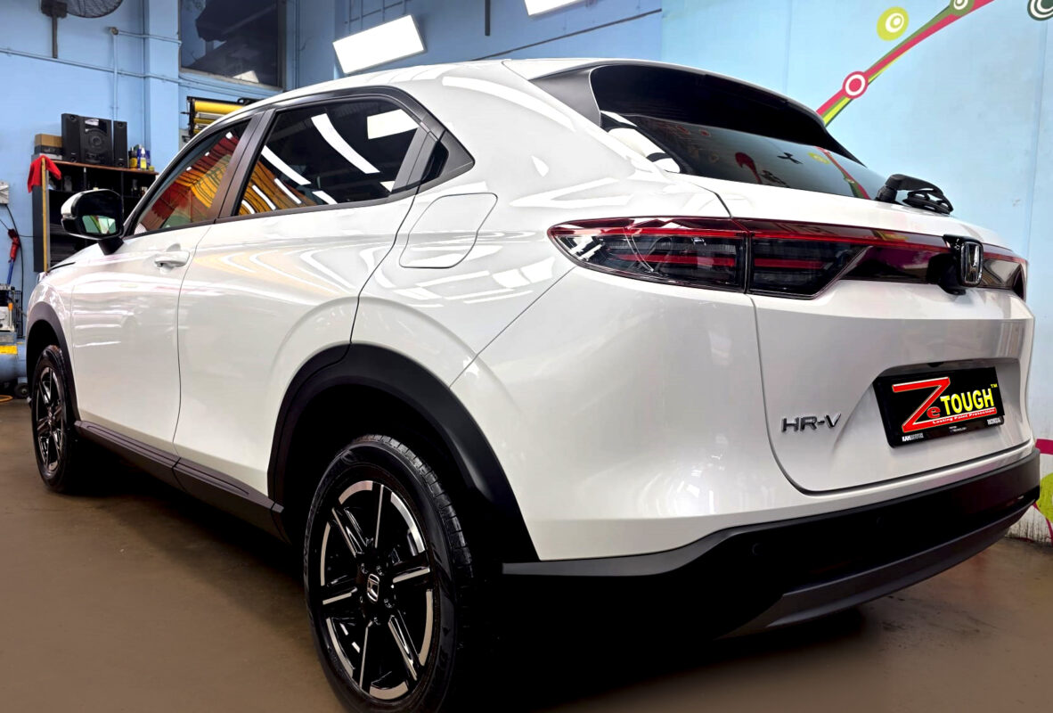The Honda HR-V after its ZeTough coating.