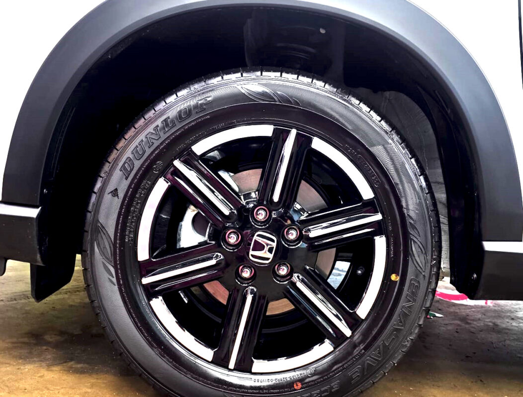 The Honda HR-V with its fresh, coated finish.