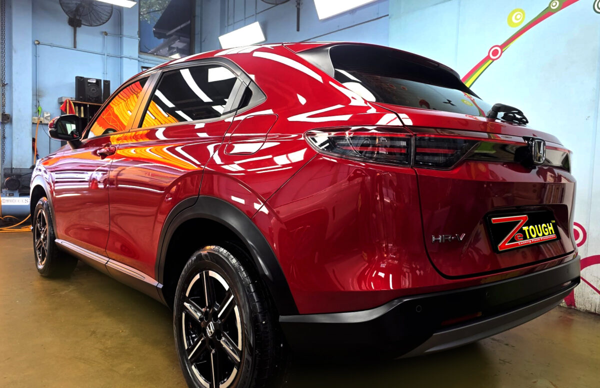The Honda HR-V after its ZeTough coating.