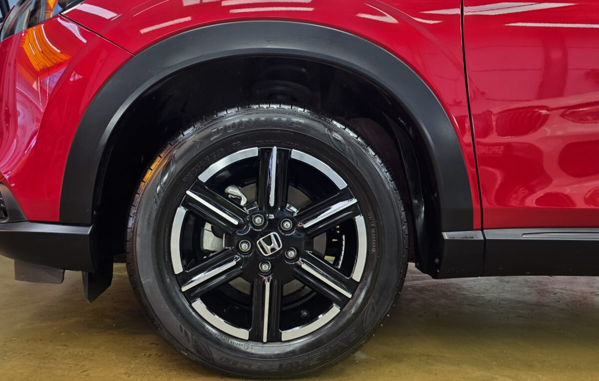The Honda HR-V with its fresh, coated finish.