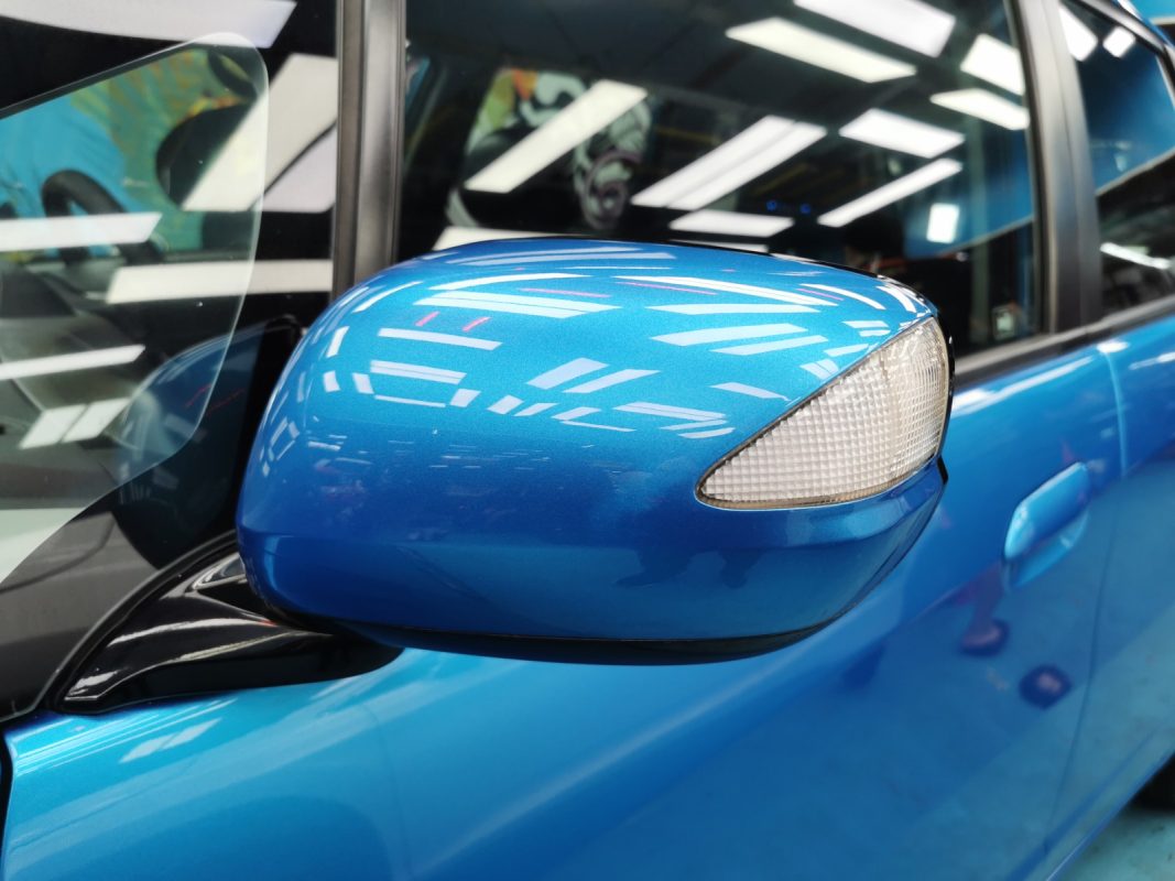 Before: Honda Jazz paintwork at the start of the job.