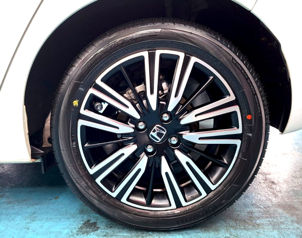The Honda Jazz with its fresh, coated finish.
