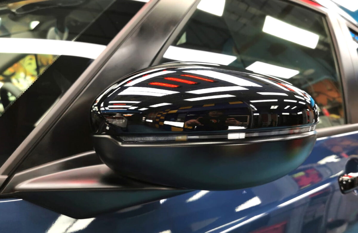 Detailed exterior of the Honda Jazz.