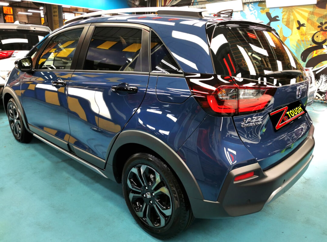 The Honda Jazz after its ZeTough coating.