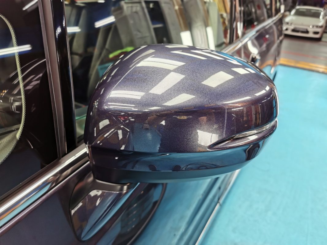 The Honda Odyssey ready for collection after the respray.