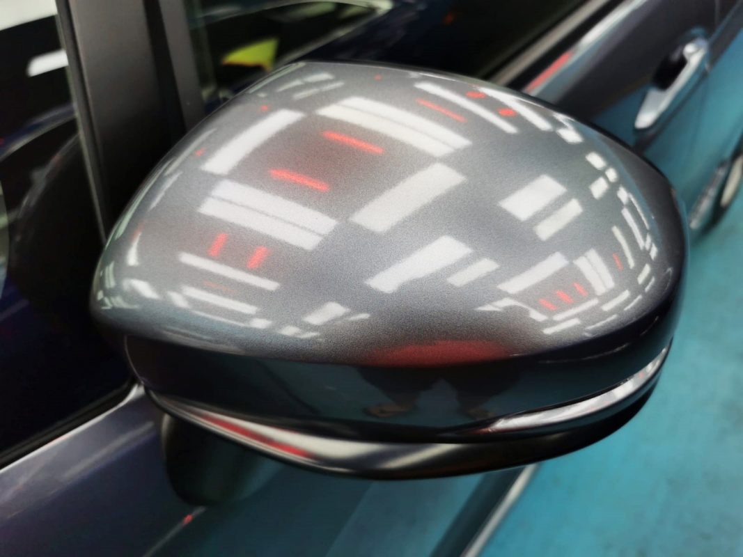 Side panel of the Honda Shuttle with the titanium finish locked in.