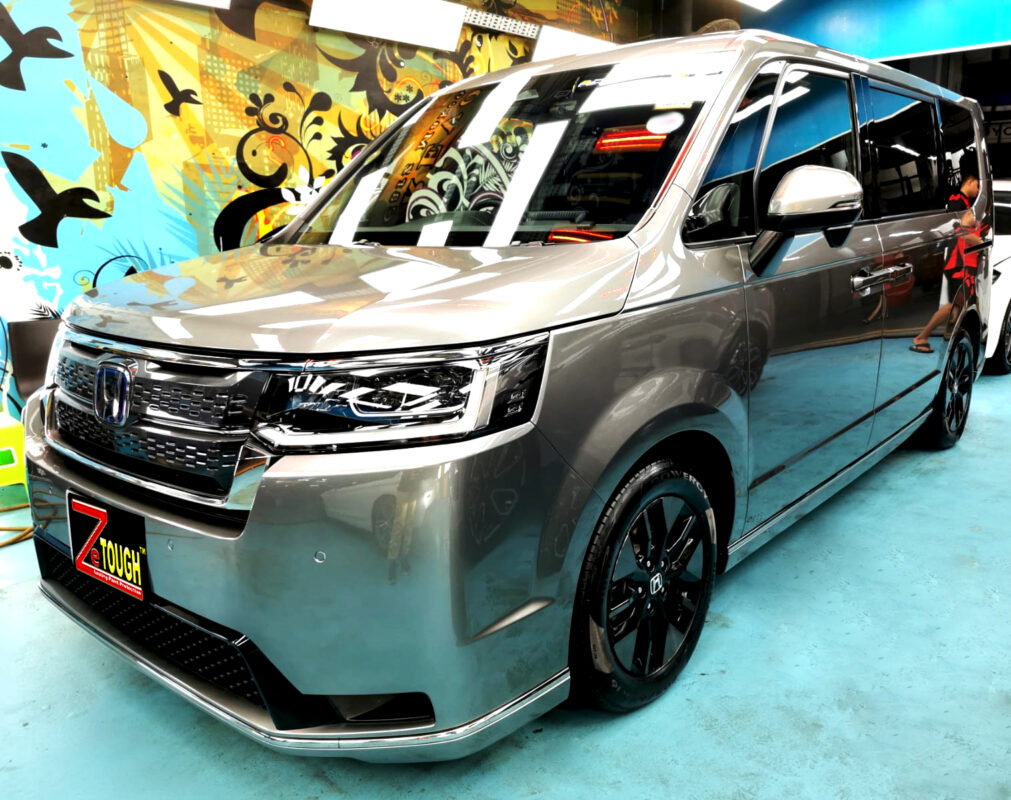 Honda Stepwagon Spada, sealed with ZeTough Ceramic at Revol Carz.