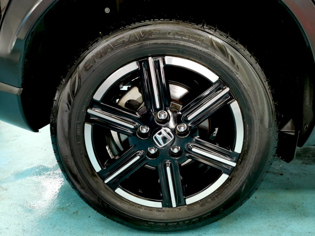 The Honda Vezel, finished and ready for collection.