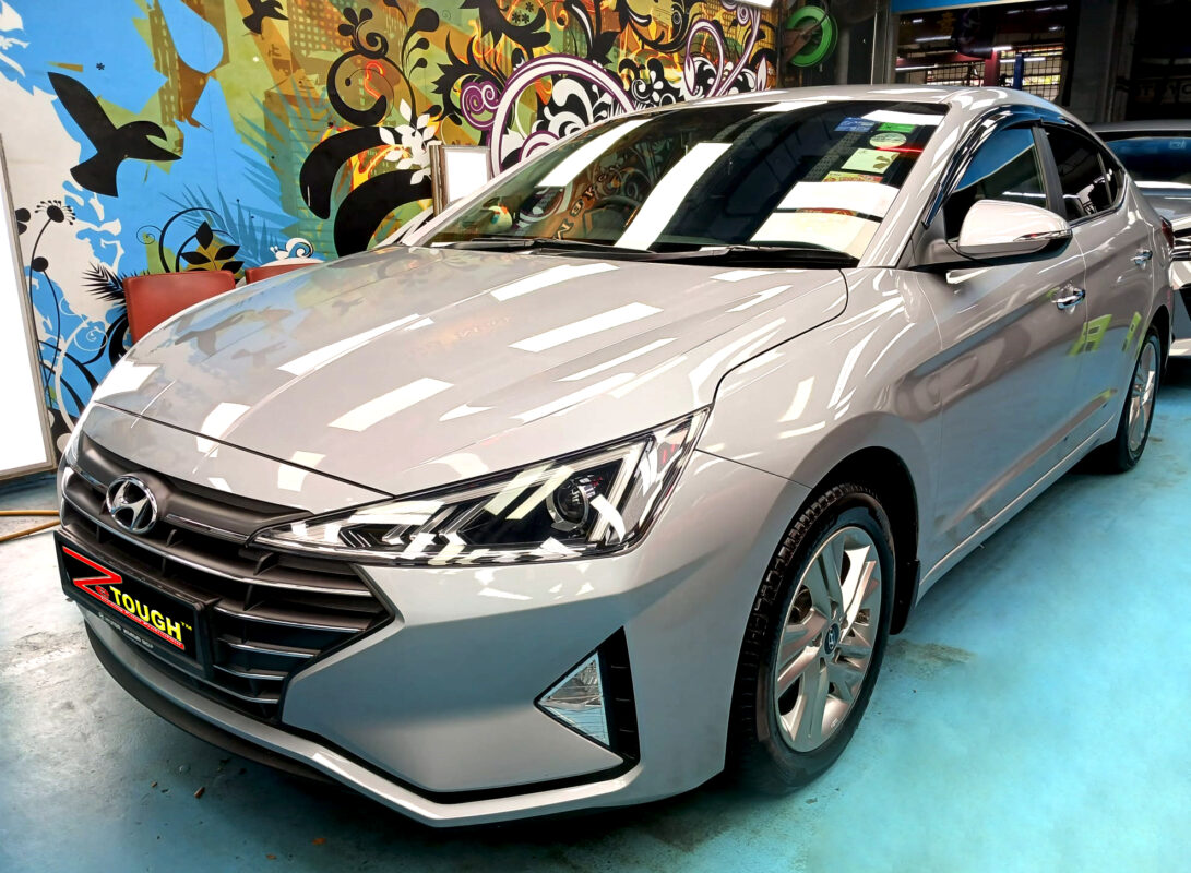 Hyundai Avante, sealed with ZeTough Ceramic at Revol Carz.