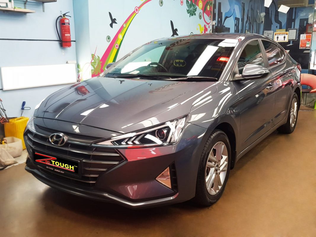 Hyundai Avante, sealed with ZeTough Ceramic at Revol Carz.