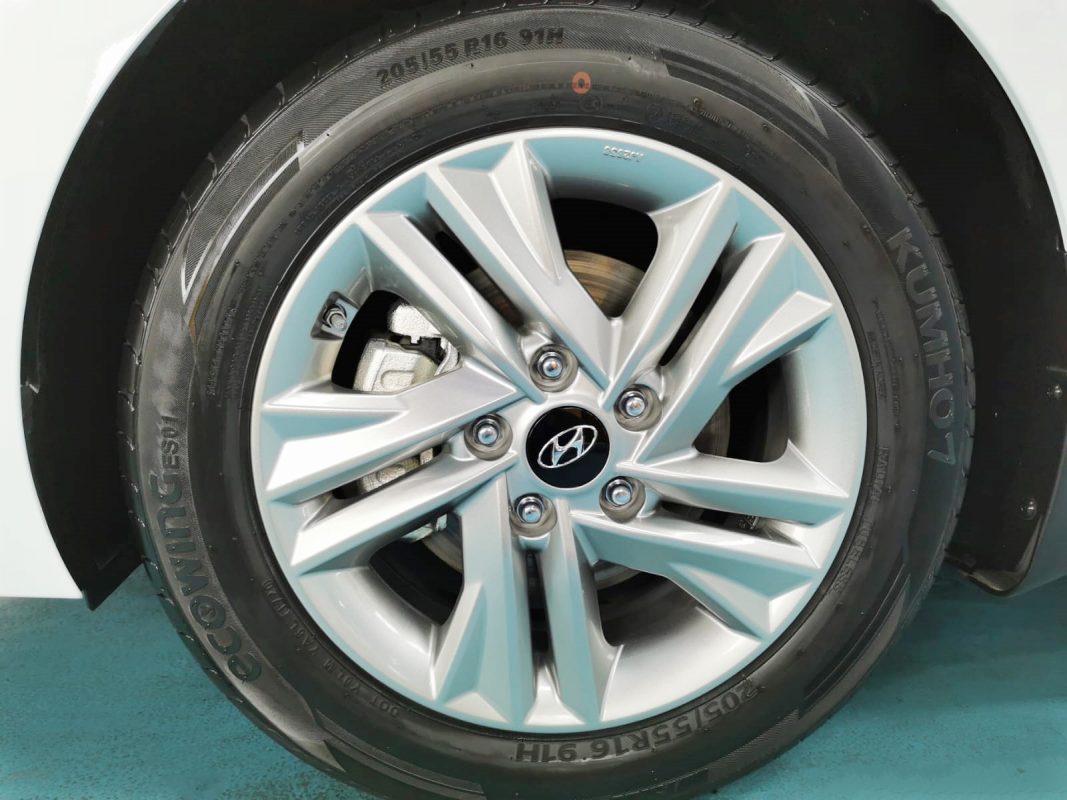 The Hyundai AD Avante, finished and ready for collection.