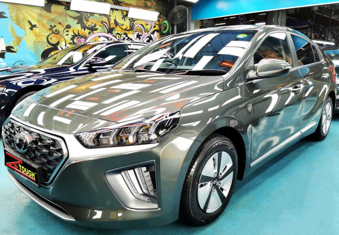 Hyundai Ioniq, sealed with ZeTough Titanium at Revol Carz.