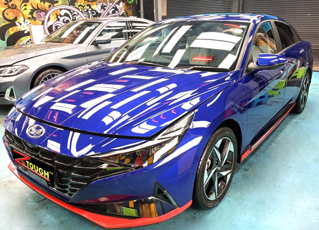 Hyundai Avante, sealed with ZeTough Titanium at Revol Carz.