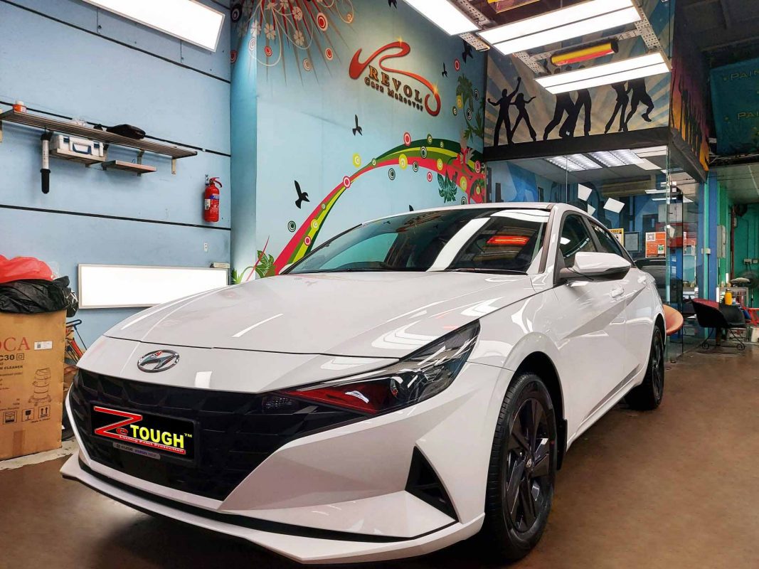 Hyundai CN7 Avante, sealed with ZeTough Ceramic at Revol Carz.