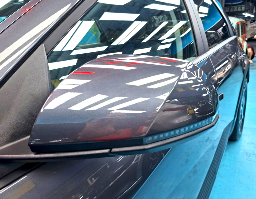Detailed exterior of the Hyundai Ioniq 5.