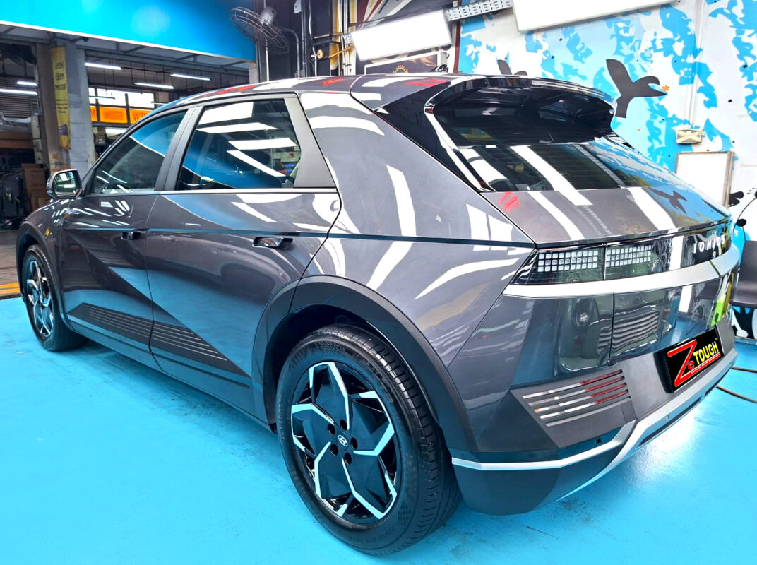 The Hyundai Ioniq 5 after its ZeTough coating.