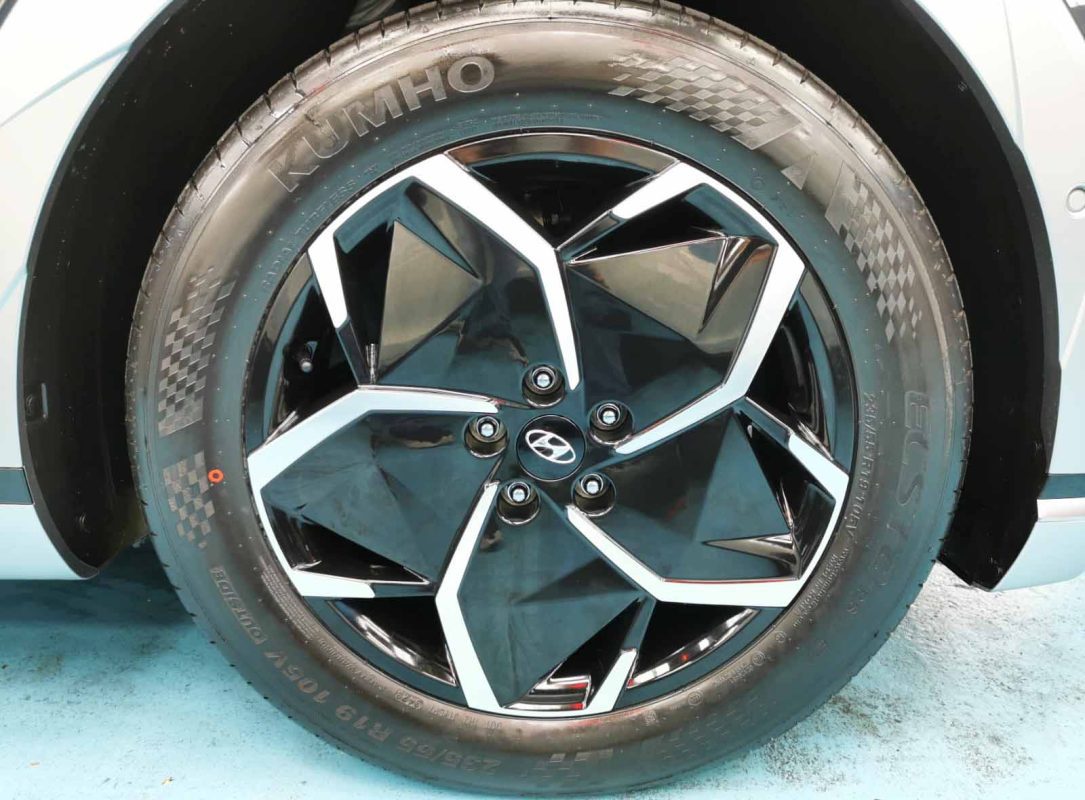The Hyundai Ioniq5, finished and ready for collection.