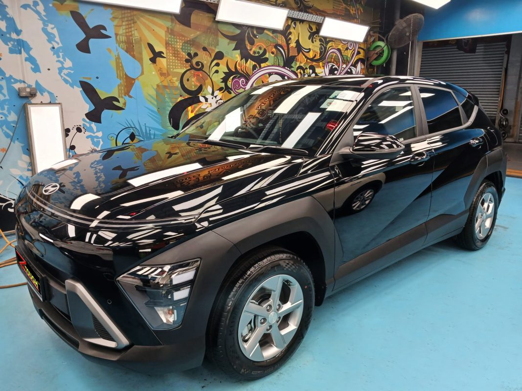 Hyundai Kona, sealed with ZeTough Ceramic at Revol Carz.