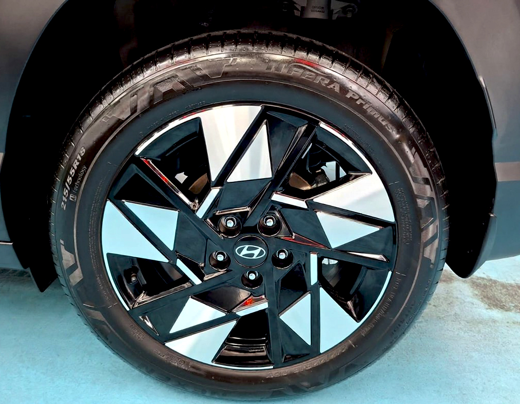 The Hyundai Kona with its fresh, coated finish.