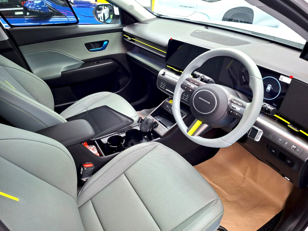 The Hyundai Kona's protected, high-gloss finish.