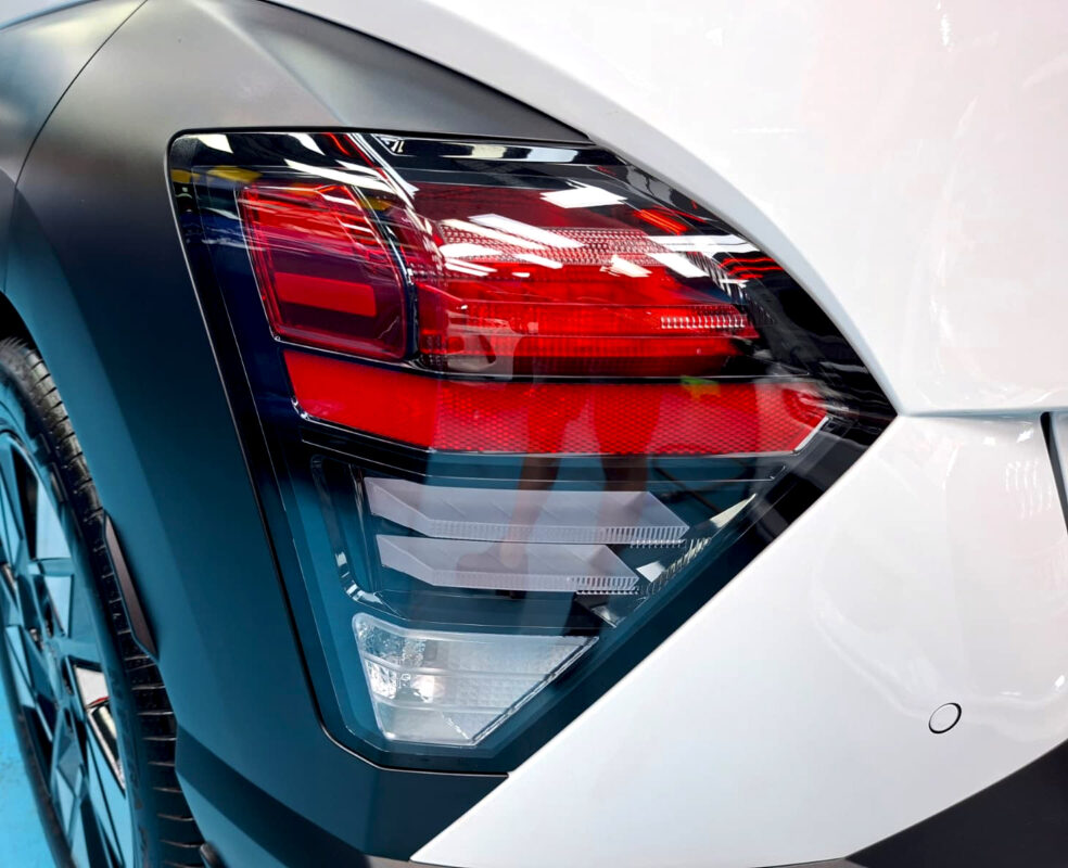 The Hyundai Kona after its ZeTough coating.
