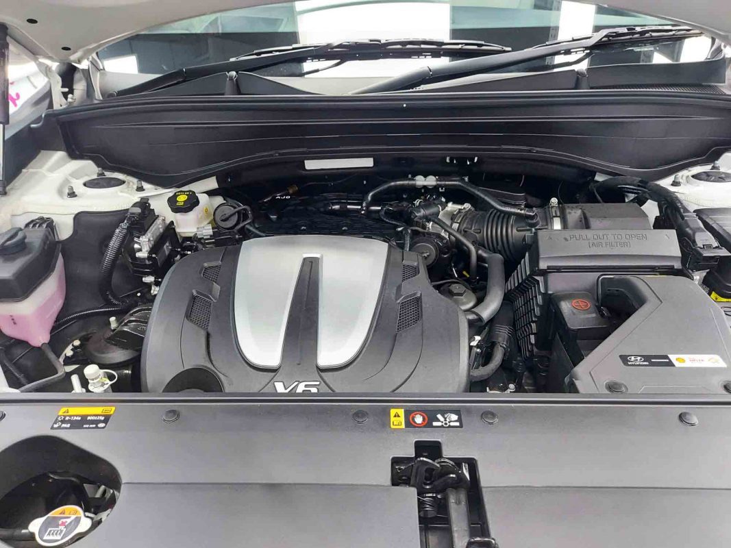 Detail of the Hyundai LX2 Palisade's bodywork sealed with ZeTough Ceramic.