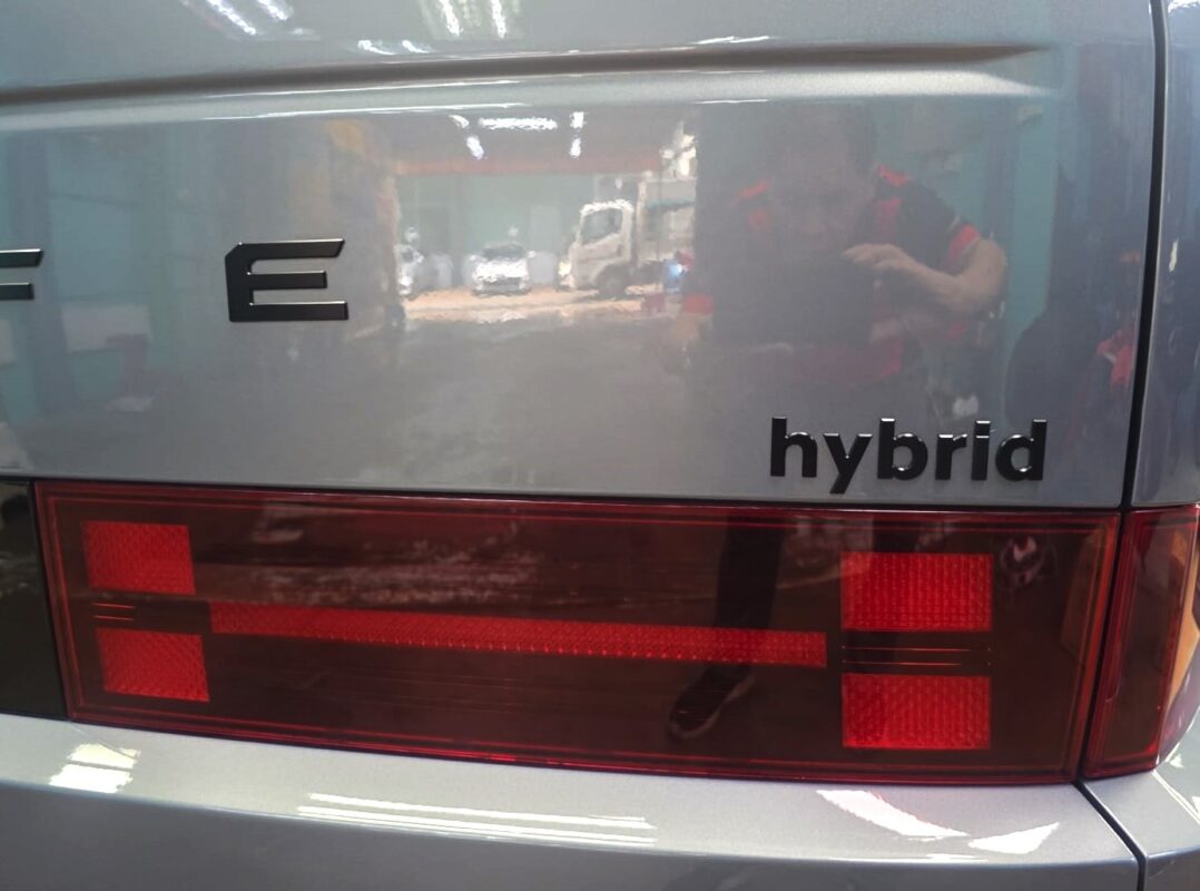 Rear quarter of the Hyundai MX5, glossy and protected.